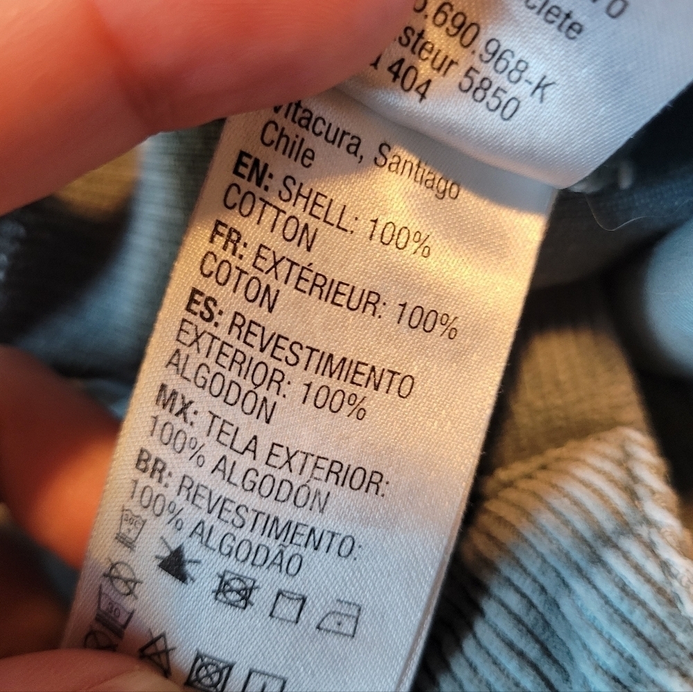 Roxy Light Gray Green Corduroy Mini Skirt - Picture 7 of 11